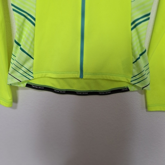Pearl Izumi Screaming Yellow Whirl W Select Pursuit Thermal Jersey Jacket Size L - Picture 4 of 10